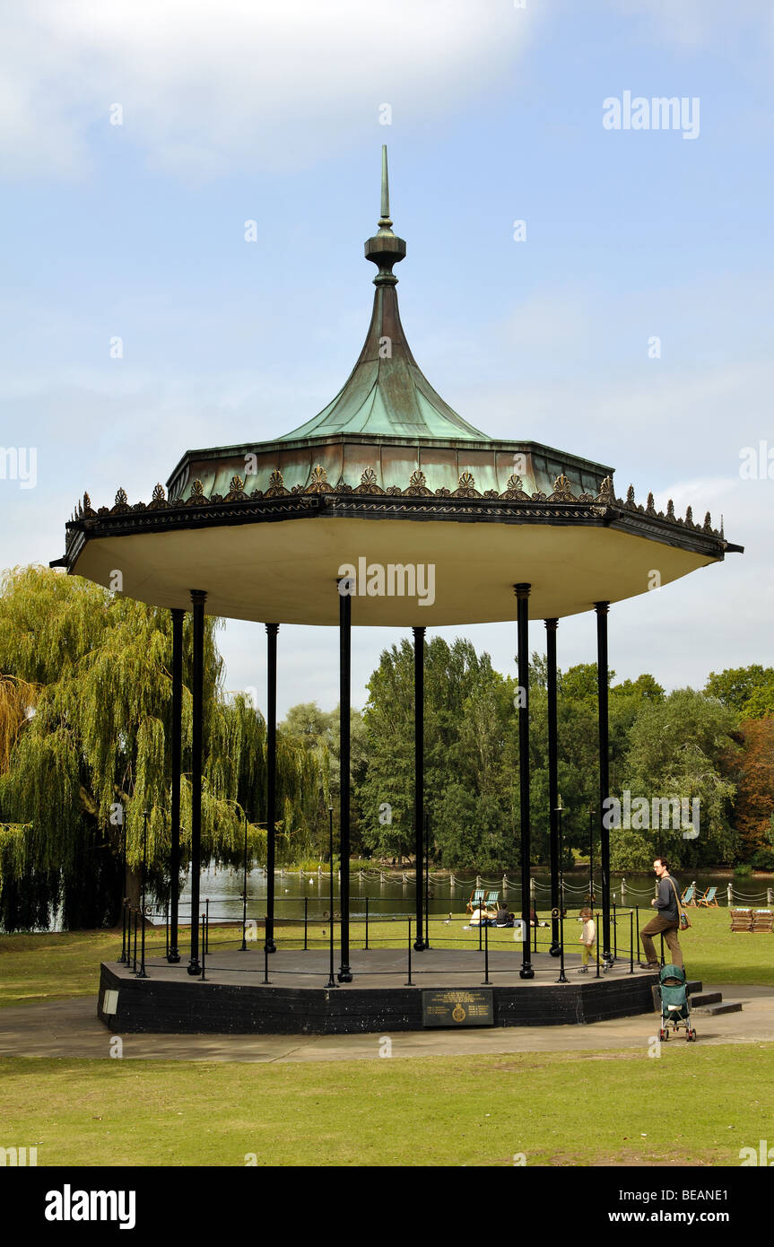 The bandstand, Regent`s Park, London, England, UK Stock Photo
